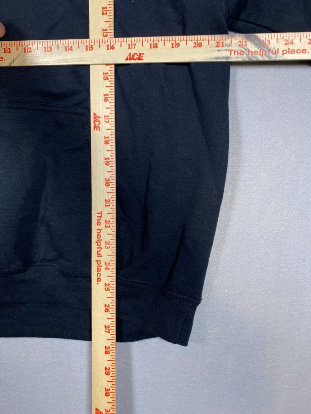 VCLA Ashes To Ashes Hoodie Black Large Cotton Blend Sweatshirt Kangaroo Pocket - Picture 4 of 4